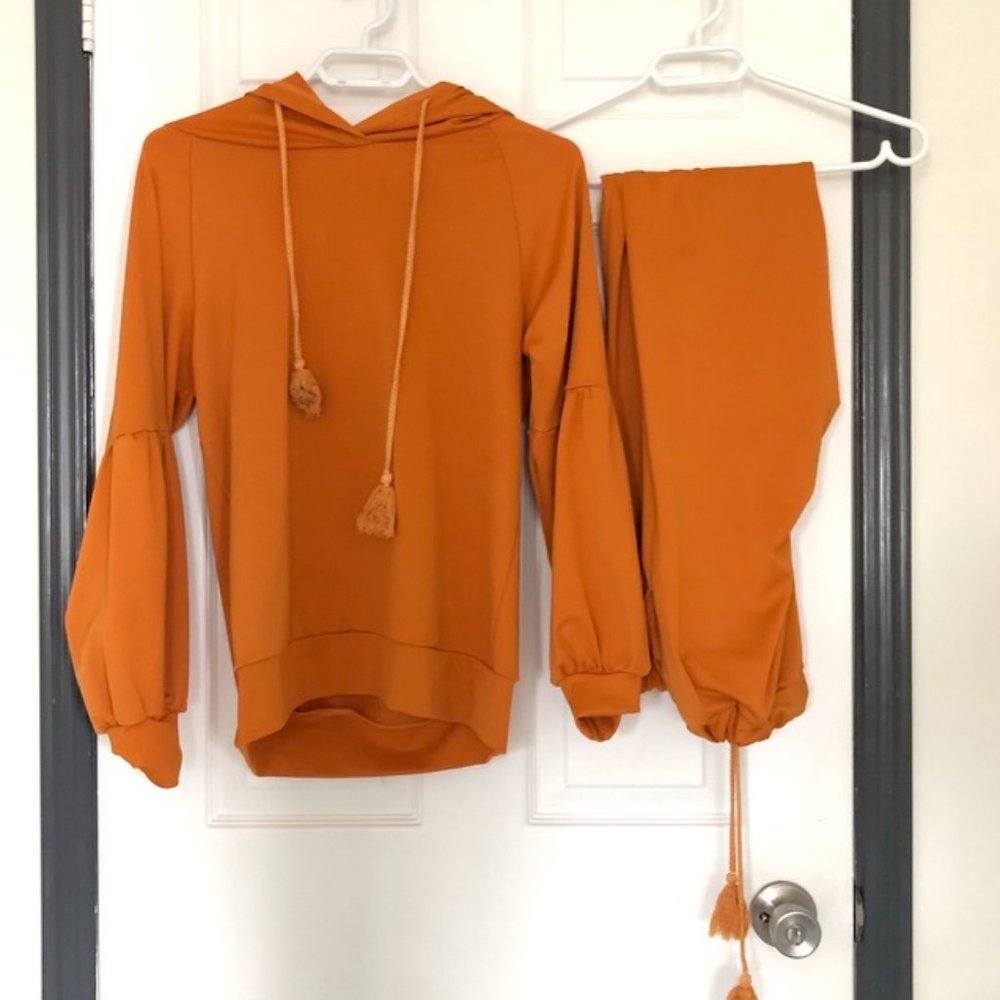 Orange Sweatsuit